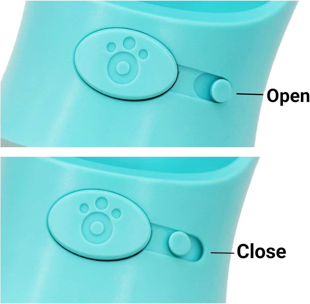 H2OGO Portable Pet Water Bottle Dispenser (12 OZ, Blue)